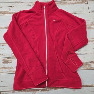 Nike Therma Fit Fleece Jacket Red S 4/6